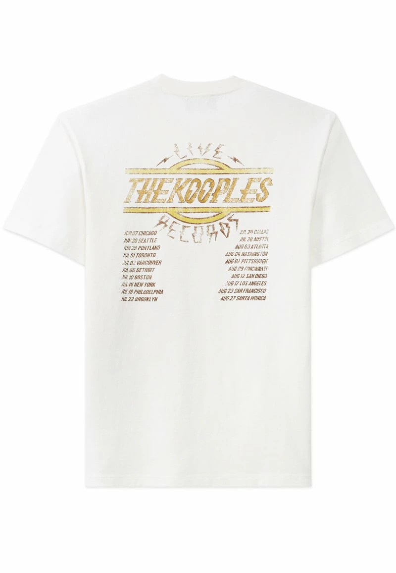 The Kooples MANCHES COU - T-shirt Con Stampa - Ecru, Uomo 8 The Kooples MANCHES COU - T-shirt Con Stampa - Ecru, Uomo - immagine 6