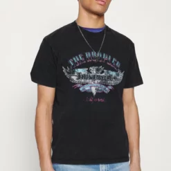 The Kooples T-shirt Con Stampa - Black Washed, Uomo -Vendite The Kooples 65248adb49cd4d9593afc339fb270ecb