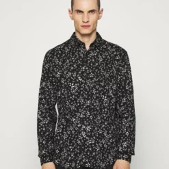The Kooples SHIRT - Camicia - Black/white, Uomo