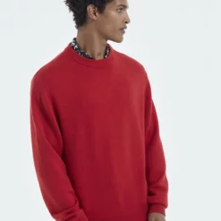 The Kooples TRIPLE BANDE PULL - Maglione - Red, Uomo