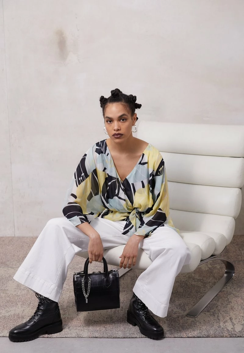 The Kooples Donna KIMONOEN IMPRIME - Camicetta - Green 3 The Kooples Donna KIMONOEN IMPRIME - Camicetta - Green