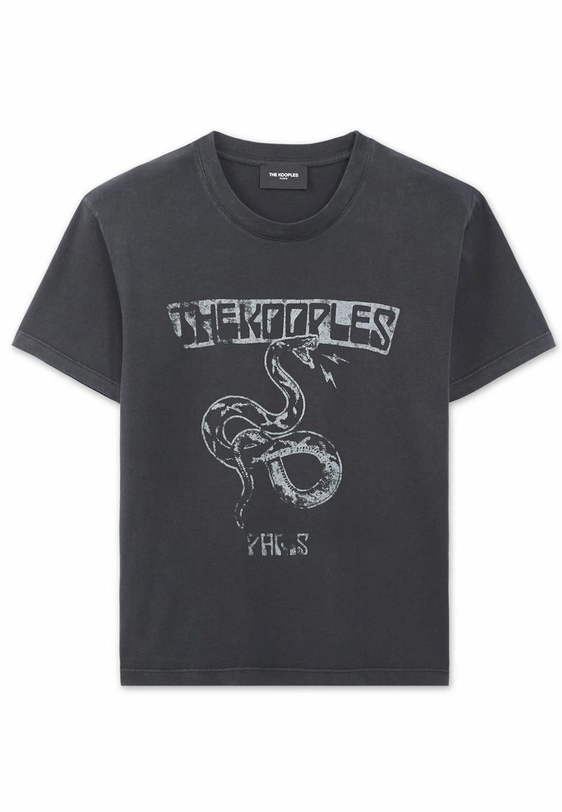 The Kooples MANCHES COURTE - T-shirt Con Stampa - Black Washed, Donna 7 The Kooples MANCHES COURTE - T-shirt Con Stampa - Black Washed, Donna - immagine 5