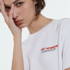 The Kooples Donna LOVE MANCHES COU - T-shirt Con Stampa - White 14 The Kooples Donna LOVE MANCHES COU - T-shirt Con Stampa - White -Vendite The Kooples 68a95c04d4284fc59cf2ae4508feee15