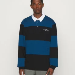 The Kooples Polo - Black/blue, Uomo