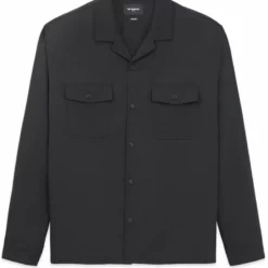 The Kooples COL HAWAÏEN POCHES À RABAT - Camicia - Black, Uomo -Vendite The Kooples 6ac88afc5c8045a494a23691021e7764