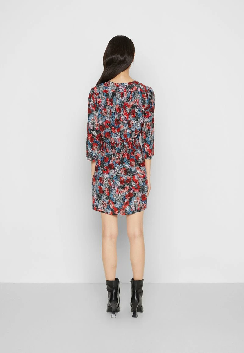 The Kooples ROBE COURTE DRAPEEEN IMPRIME FLOWERS - Vestito Elegante - Red, Donna 6 The Kooples ROBE COURTE DRAPEEEN IMPRIME FLOWERS - Vestito Elegante - Red, Donna - immagine 4