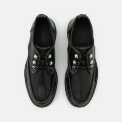 The Kooples DERBY EN AVEC PIPING - Stringate - Black, Donna -Vendite The Kooples 71f65656fd794ec09369613066685cb5