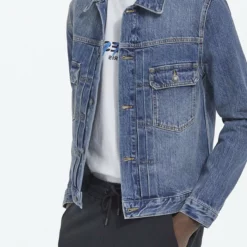 The Kooples Giacca Di Jeans - Blue Washed, Uomo