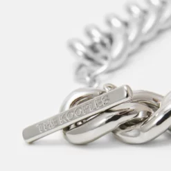 The Kooples CEINTURE CHAINE AVEC LOGO GRAVE - Cintura - Silver-coloured, Donna -Vendite The Kooples 76c35b3dd6df408c8d2ec93c20b83be1