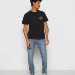 The Kooples T-shirt Con Stampa - Black Washed, Uomo -Vendite The Kooples 76d5f3357aa2411d998dfc3229296c41
