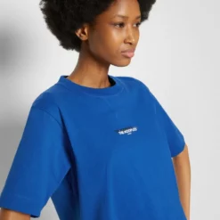 The Kooples Donna T-shirt Basic - Blue -Vendite The Kooples 78b995c746cf48cfbac68ec75a15d4b0