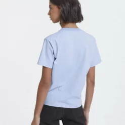 The Kooples T-shirt Con Stampa - Blue, Donna -Vendite The Kooples 791a790240074ad3b766e422c9d7946c