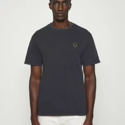 The Kooples T-shirt Basic - Black Washed, Uomo
