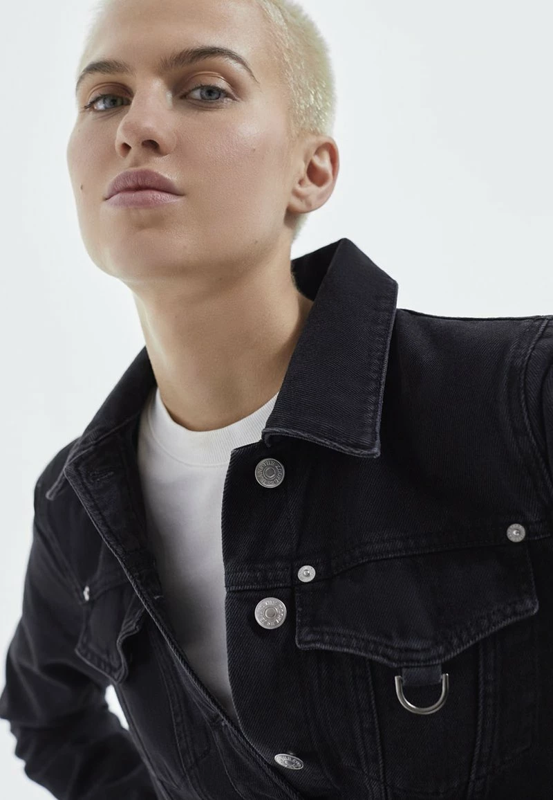 The Kooples BOUTONNÉE - Tuta Jumpsuit - Black Washed, Donna 5 The Kooples BOUTONNÉE - Tuta Jumpsuit - Black Washed, Donna - immagine 3