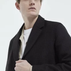 The Kooples Uomo Cappotto Classico - Black Brown 9 The Kooples Uomo Cappotto Classico - Black Brown -Vendite The Kooples 7c25530cf1b64a4086710f8d30a851c0