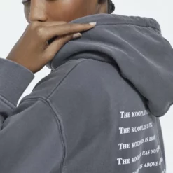 The Kooples Donna Felpa Con Cappuccio - Grey -Vendite The Kooples 7df2fe762d2a4dfeabaed3ff90284162