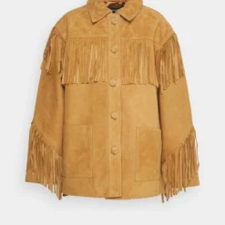 The Kooples JACKET - Giacca Di Pelle - Camel, Donna -Vendite The Kooples 7ecdbadd0c89425393ea806493c9c366