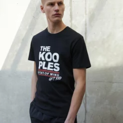 The Kooples T-shirt Con Stampa - Black, Uomo