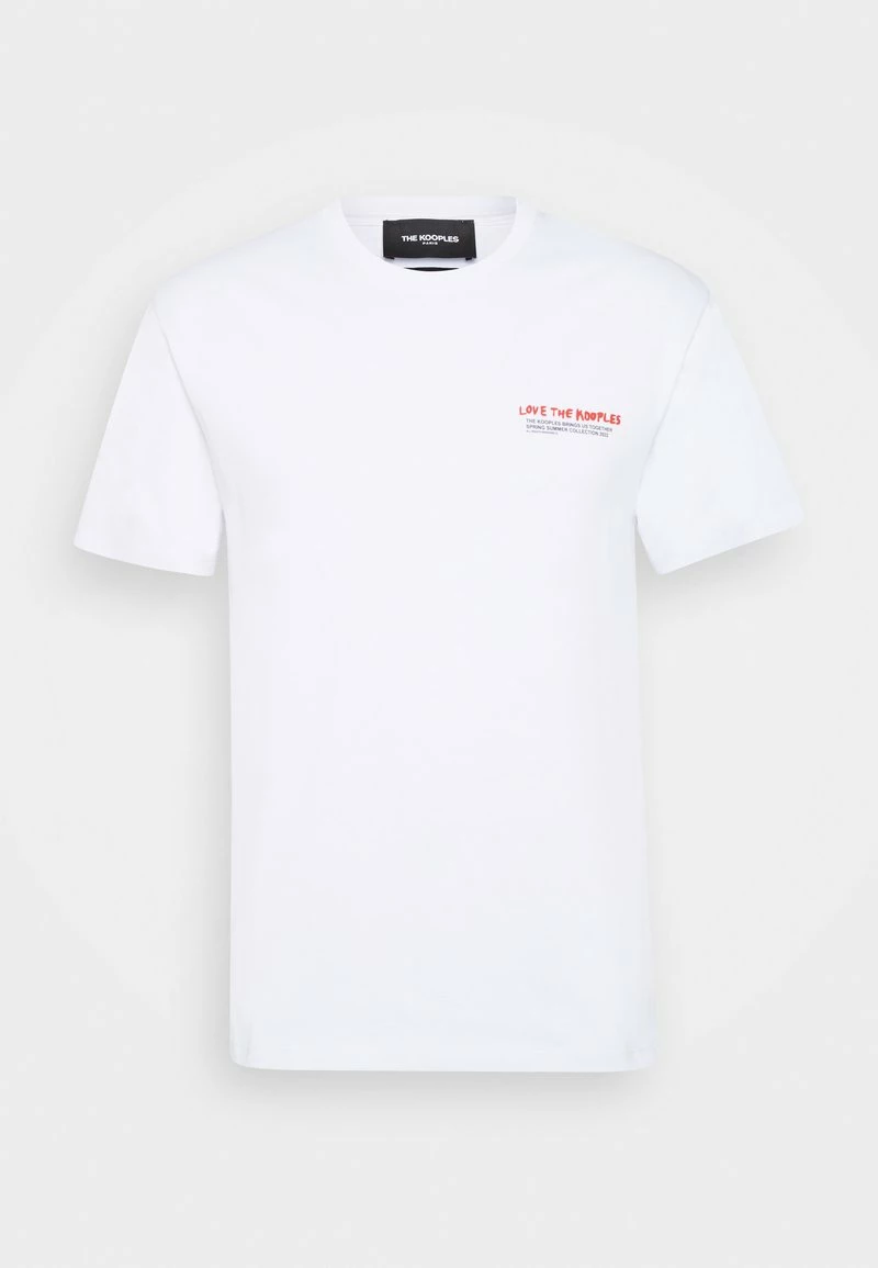 The Kooples T-shirt Con Stampa - White, Uomo 4 The Kooples T-shirt Con Stampa - White, Uomo - immagine 2