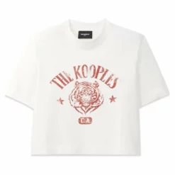The Kooples TIGRE TEE - T-shirt Con Stampa - Ecru, Donna -Vendite The Kooples 8424284a768d45038e1c84180f7405d9