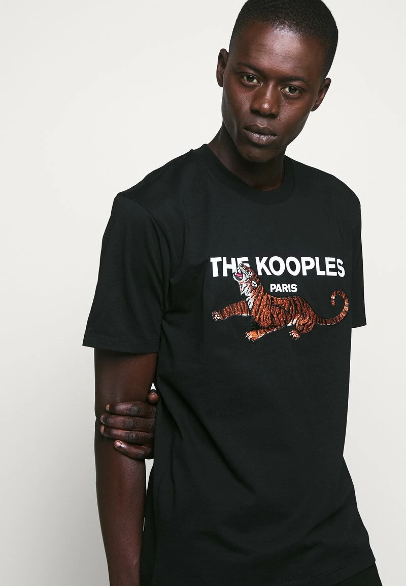 The Kooples TIGER LOGO - T-shirt Con Stampa - Black, Uomo 6 The Kooples TIGER LOGO - T-shirt Con Stampa - Black, Uomo - immagine 4