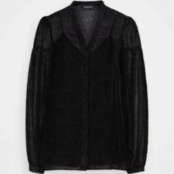 The Kooples Donna SHIRT 2-In1 - Camicetta - Black -Vendite The Kooples 8617f9650e8a4e7cb64463dc7af37bc2