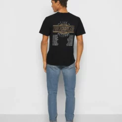 The Kooples T-shirt Con Stampa - Black Washed, Uomo -Vendite The Kooples 87c6cac61181402c8898536deeb0b9a5