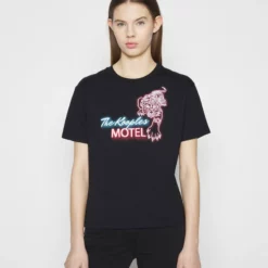 The Kooples MANCHES COURTES NEON - T-shirt Con Stampa - Black, Donna -Vendite The Kooples 88d41bb0d82d469dae758afaa2d4969e