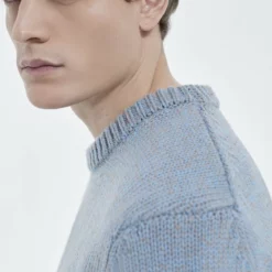 The Kooples Uomo Maglione - Multicolor Baby Blue -Vendite The Kooples 89946fcd51c140169bf01e01cae02bff