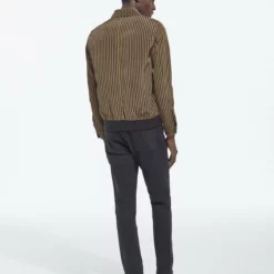 The Kooples Uomo TECHNIQUE FINES RAYURES DOUBLÉ - Giacca Leggera - Navy Brown -Vendite The Kooples 8a653719b08c44389fcd6d9c48133c63