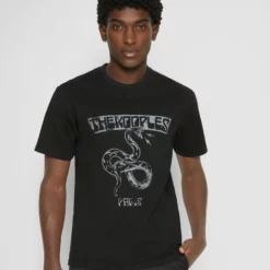The Kooples T-shirt Con Stampa - Black, Uomo -Vendite The Kooples 8ac46d09ee214517a0f9514aaf0e8828