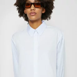 The Kooples CHEMISE - Camicia - White / Sky Blue, Donna -Vendite The Kooples 8ac608a4e31342299fd1b2c4cd7897ed