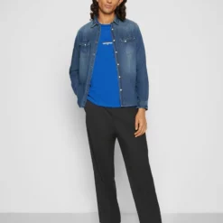 The Kooples Uomo T-shirt Basic - Blue -Vendite The Kooples 8acd08046a97460b82c56002076626c7