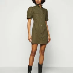 The Kooples DRESS - Vestito Estivo - Military Kaki, Donna -Vendite The Kooples 8b46fffb07e9458198149f420d5d213a