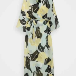 The Kooples ROBE LONGUE KIMONO HIBISCUS - Vestito Lungo - Green, Donna -Vendite The Kooples 8d5767a9fdf54b0ab296541ea4ff653f