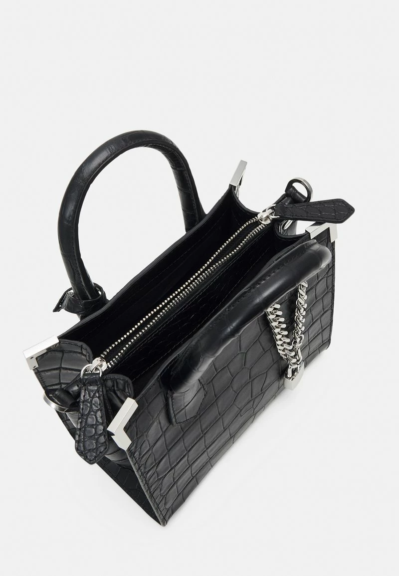 The Kooples MEDIUM BAG MING CROCO - Borsa A Mano - Black, Donna 8 The Kooples MEDIUM BAG MING CROCO - Borsa A Mano - Black, Donna - immagine 6
