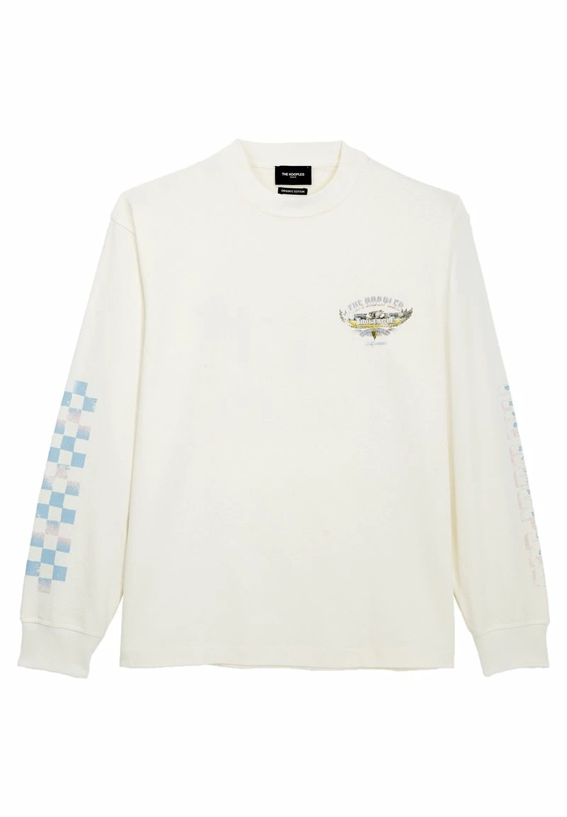 The Kooples Maglietta A Manica Lunga - Ecru, Uomo 8 The Kooples Maglietta A Manica Lunga - Ecru, Uomo - immagine 6