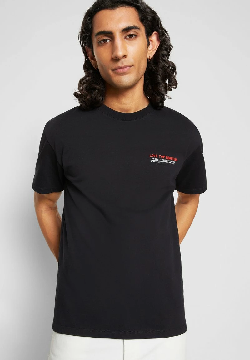 The Kooples Uomo T-shirt Con Stampa - Black 8 The Kooples Uomo T-shirt Con Stampa - Black - immagine 6