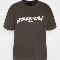 The Kooples MANCHES COURTES WHAT IS - T-shirt Con Stampa - Grey, Donna -Vendite The Kooples 9062146bdf9e4b13867a5374eaa00073