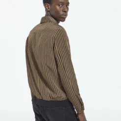 The Kooples Uomo TECHNIQUE FINES RAYURES DOUBLÉ - Giacca Leggera - Navy Brown -Vendite The Kooples 9160cbdfe81e4ce382e4c38abdc11752