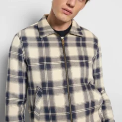 The Kooples BLOUSON - Giacca Leggera - Off White/navy, Uomo -Vendite The Kooples 9180a5aeeb2f4e9b872bb10ce9411728