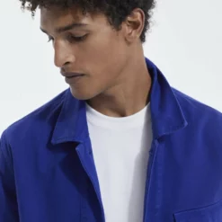 The Kooples Uomo Giacca Di Jeans - Blue -Vendite The Kooples 91f0ed656e0945808fd885271a7508f6