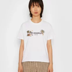 The Kooples MANCHES COURTES - T-shirt Con Stampa - White, Donna -Vendite The Kooples 91fc1ee3ec9944949557bdac73225168