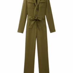 The Kooples Donna CEINTURÉE - Tuta Jumpsuit - Kaki 10 The Kooples Donna CEINTURÉE - Tuta Jumpsuit - Kaki -Vendite The Kooples 93b2df708b3c4a8d8ba7c6431fcff1f0