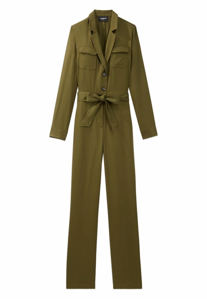 The Kooples Donna CEINTURÉE - Tuta Jumpsuit - Kaki 6 The Kooples Donna CEINTURÉE - Tuta Jumpsuit - Kaki - immagine 4