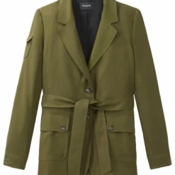 The Kooples Donna Cappotto Corto - Kaki -Vendite The Kooples 952ecfd768304db492294afcec028cd7