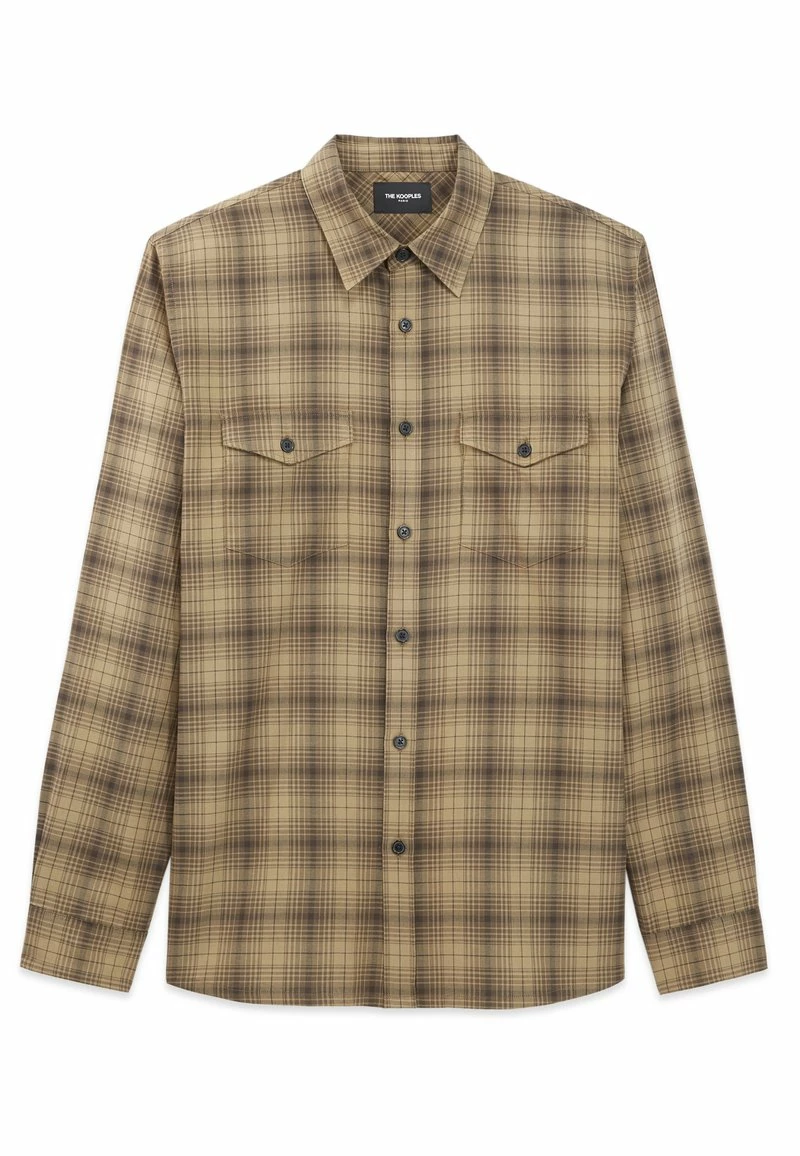 The Kooples COL CLASSIQUE À CARREAUX - Camicia - Brown, Uomo 8 The Kooples COL CLASSIQUE À CARREAUX - Camicia - Brown, Uomo - immagine 6