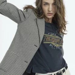 The Kooples Donna PIED DE POULE - Blazer - Beige -Vendite The Kooples 96ba1e9088c448d1834dedcacc2a51b9