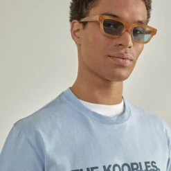 The Kooples T-shirt Con Stampa - Blue, Uomo -Vendite The Kooples 977a63e3dbdd4205b616475fa5f75510