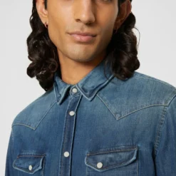 The Kooples CHEMISE - Camicia - Blue, Uomo -Vendite The Kooples 9aa1a95fd6c445fd82154b4dffd586ac